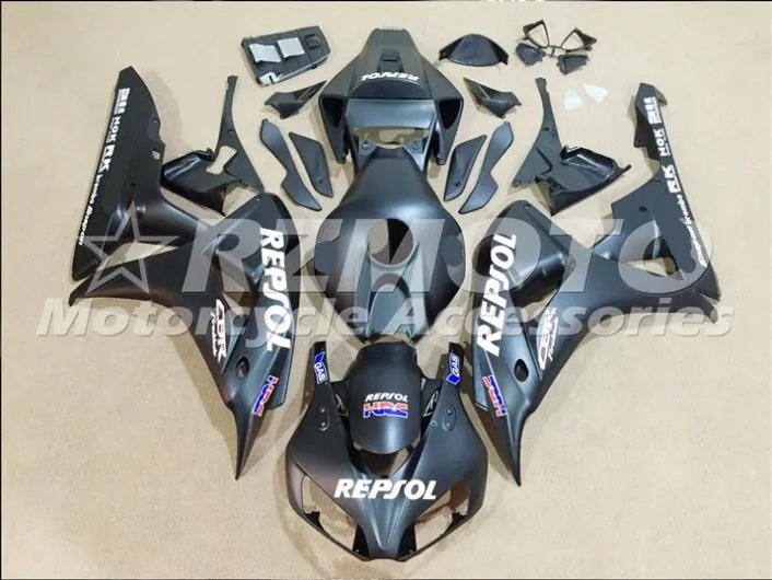 ACE наборы ABS инъекции обтекатели комплект Подходит для HONDA CBR1000RR 2006 2007 CBR1000RR 06 07 Черный F110