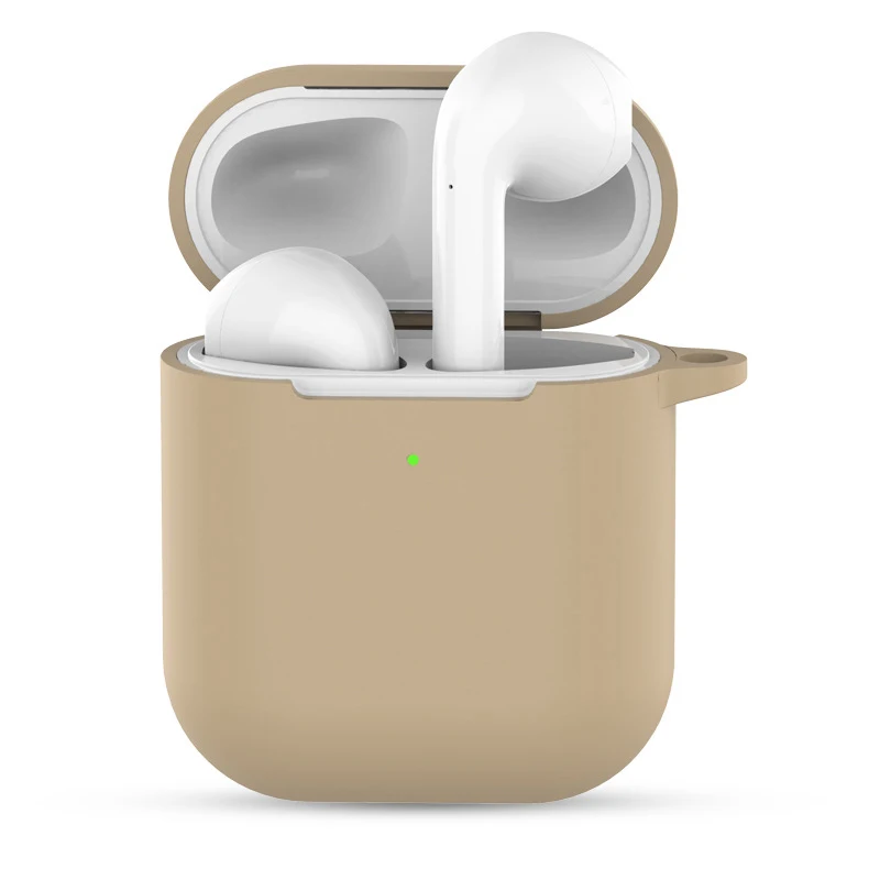 Чехол для наушников Apple AirPods 2 силиконовый чехол беспроводные Bluetooth наушники Air Pods защитный чехол для AirPod Silm чехол - Цвет: 10