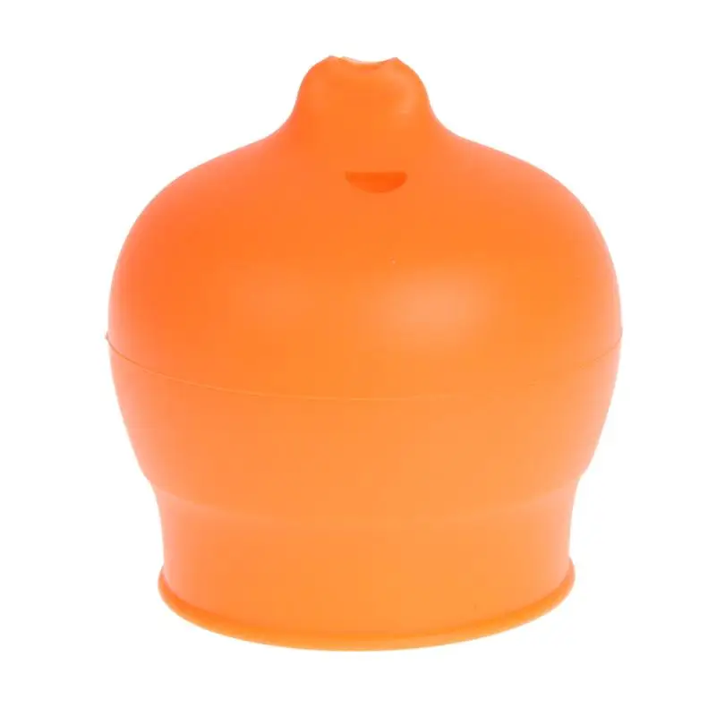 Orange Силиконовые крышки бутылки многоразового использования силиконовые растягивающиеся непротекающая чашка для детей Аксессуары бутылки воды 5 цветов крышка чашки воды - Цвет: Orange