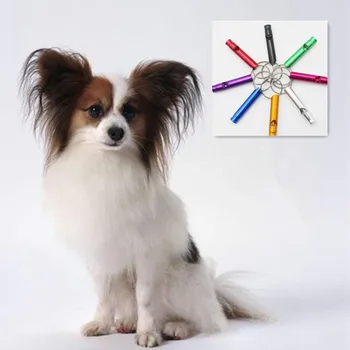 

Dog Whistle Keychain Pet Training Adjustable Ultrasonic Flute Dog Whistle Sound Keychain