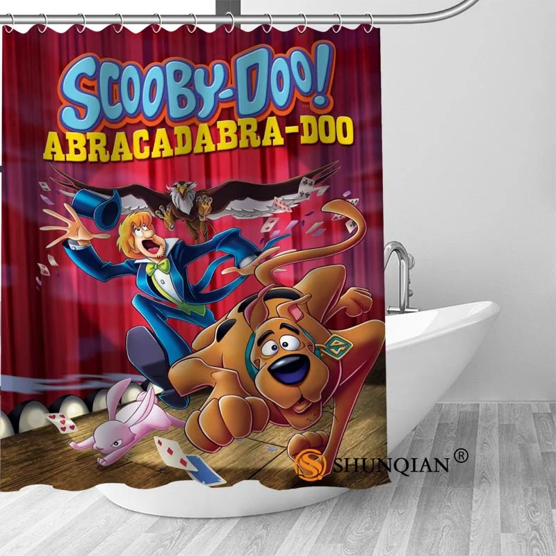 Новая занавеска для душа Scooby Doo украшения для ванной комнаты для дома водонепроницаемые Тканевые Шторки для ванной занавес A18.1.3 - Цвет: 5
