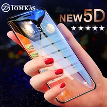 TOMKAS 5D закаленное стекло для iPhone X XS Защитная пленка для экрана Защитное стекло для iPhone X XR XS Max Защитная пленка для экрана