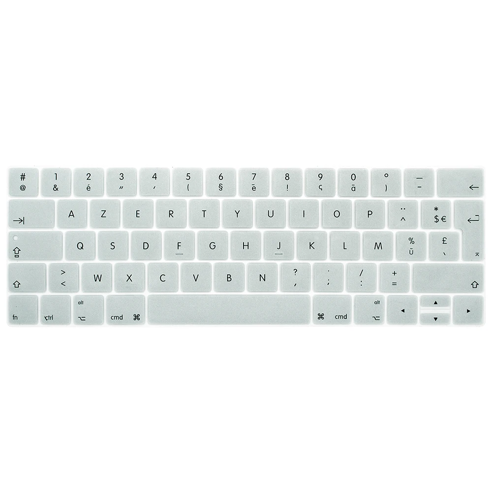 Силиконовая клавиатура AZERTY для MacBook New Pro 13 A1706 и 15 A1707 2017 с сенсорной панелью|keyboard