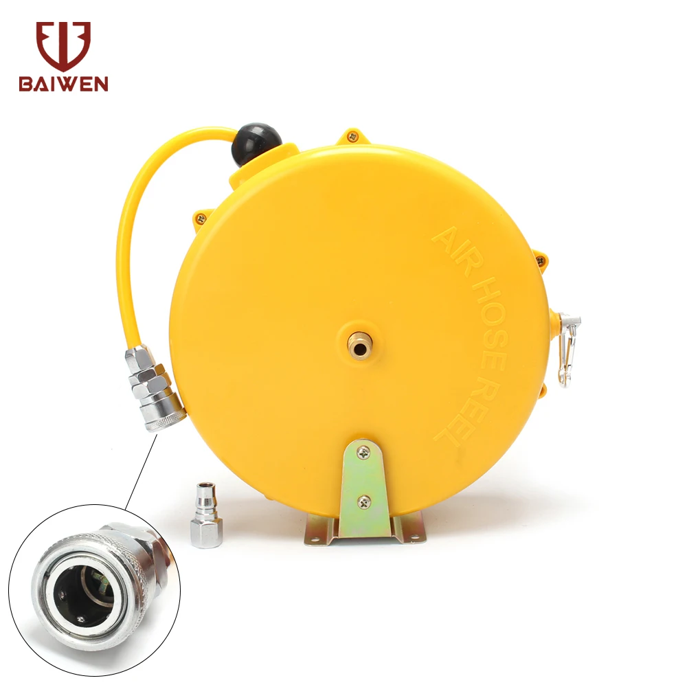 Automatic Retractable Reel Telescopic Air Drum Hose PU8*5 10*6.5 12*8 Automotive Air Hose Pneumatic PU Tube Pneumatic Drum