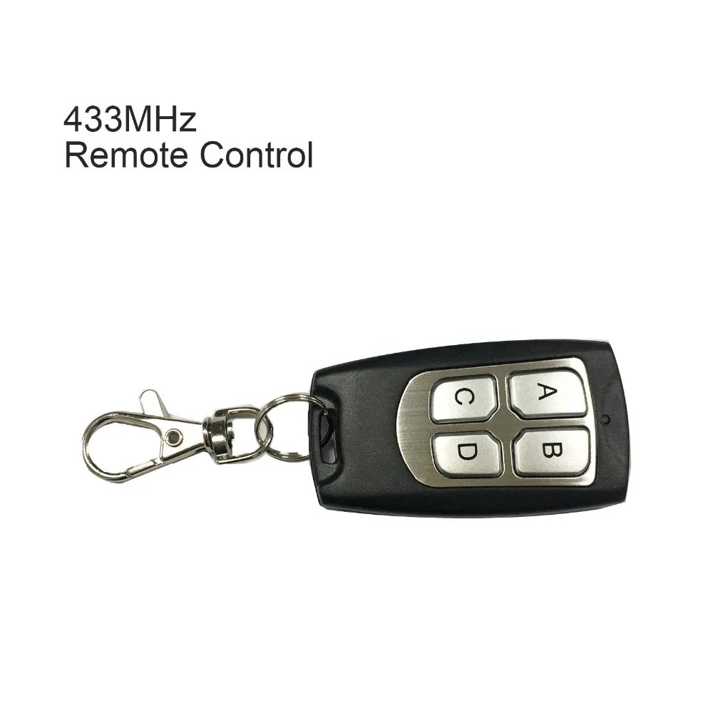 

Universal Wireless Remote Control Switch DC 12V 4CH relay Receiver Module With 4 channel RF Remote 433 Mhz Transmitter