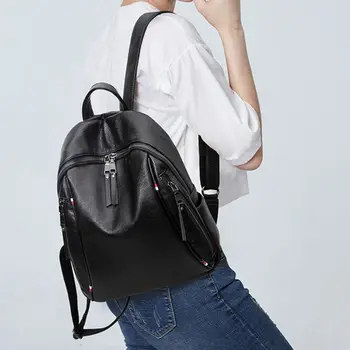 

Fashion Women's Backpack Travel Leather Rucksack Shoulder School Bag Daypack