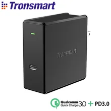 Tronsmart WCP02 60 Вт настенное зарядное устройство с разъемом типа C, быстрая зарядка 3,0, быстрая зарядка 3,0, зарядное устройство для телефона MacBook, зарядное устройство для ноутбука