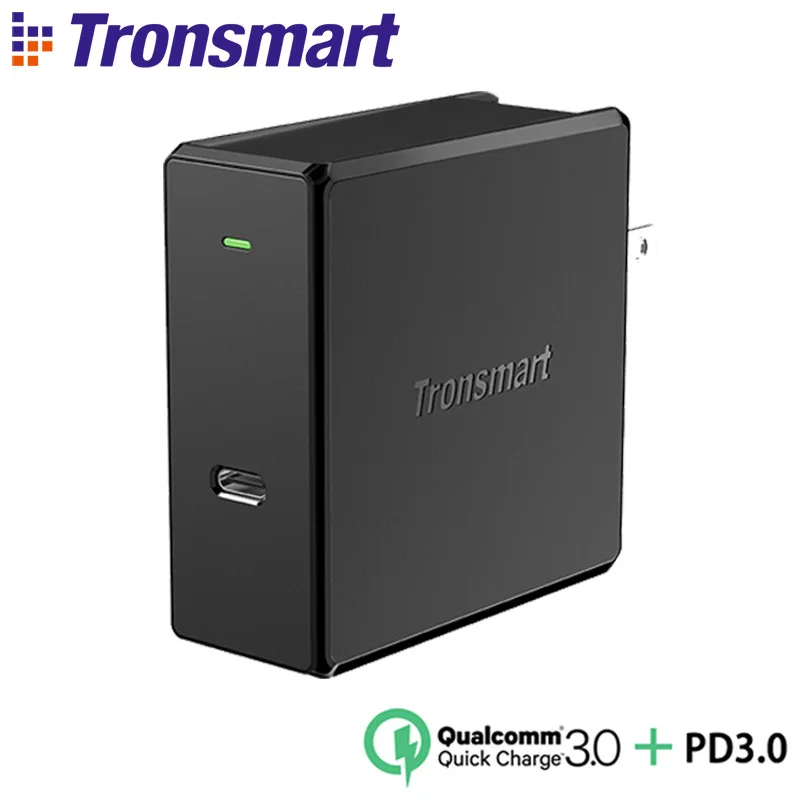 

Tronsmart WCP02 60W Type C Wall Charger Power Delivery 3.0 Fast Charger Quick Charge 3.0 Phone Charger MacBook Laptop Charger