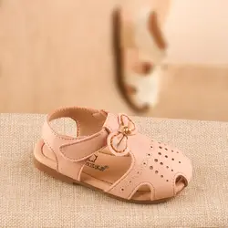 Phynier девочки принцесса обувь ребенка малыша обувь 1-2-3 Детская обувь полые мягкие сандалии