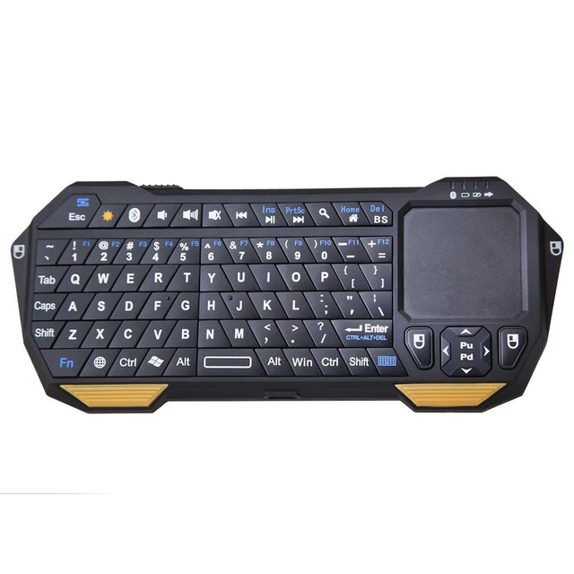 Best Offers Mini Wireless Bluetooth Gaming Keyboard with Backlight Touchpad Gaming Klavye Teclado Sem Fio Gamer for Tablet PC Mobile Phone
