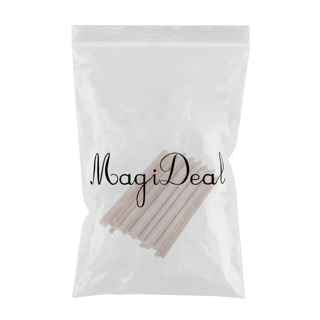 30 Pieces Round Unfinished Balsa Wood Stick Wooden Dowel Rod for Kids Model Making DIY Craft Home Wedding Party Decoration 120mm