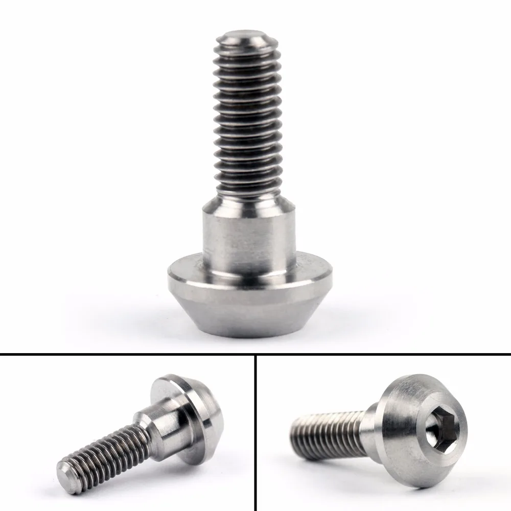 Areyourshop Motorcycle M6x20mm Disc Brake Rotor Bolts Screw For Suzuki GSXR for Yamaha R1 R6 FZ600 FZ1000 FJR1300 Titanium Bolts Areyourshop Motorcycle M6x20mm Disc Brake Rotor Bolts Screw For Suzuki GSXR for Yamaha R1 R6 FZ600 FZ1000 FJR1300 Titanium Bolts