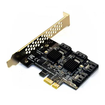 

50pcs SATA3 PCI-E/PCIE/PCI Express SATA 3 Controller Multiplier SATA Expansion/Card PCI E PCIE x1 SATA Port Adapter