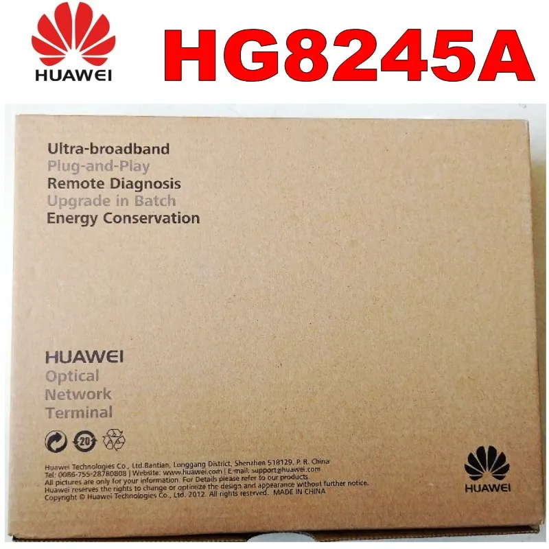 Huawei Ftth Epon Onu HG8245A волоконно-оптический маршрутизатор Ont оборудование на английском языке