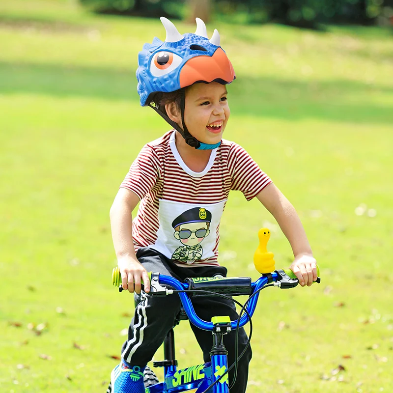 ROCKBROS-Cascos deportivos de seguridad para niños, polea, dinosaurio, para  bicicleta - AliExpress