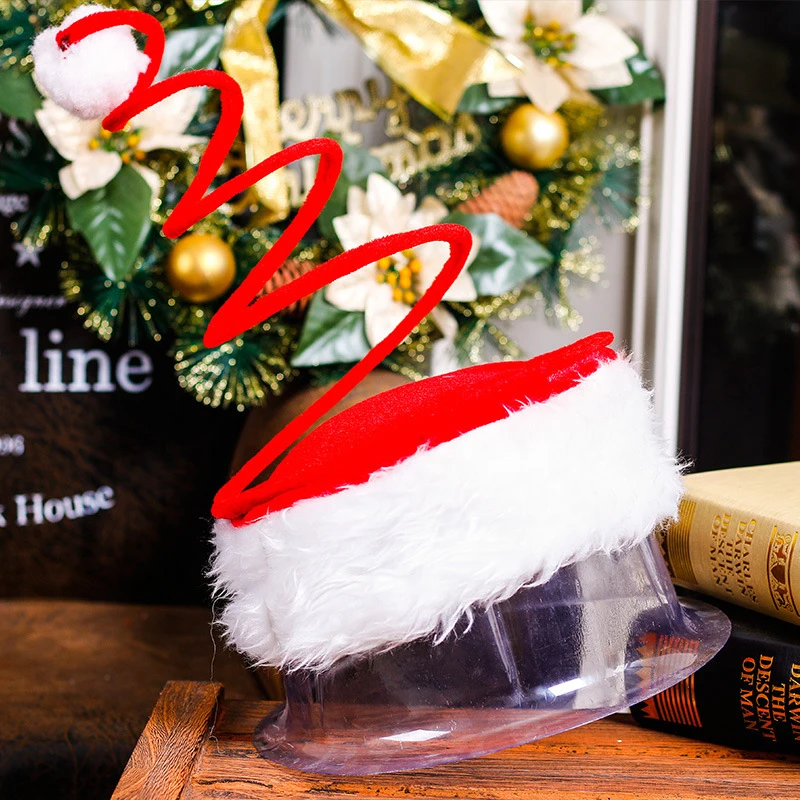 

Christmas Decorative Ornaments Women Man Unisex Cute Hats Adult Fur Christmas Costume Cap Elf Spring Beanies