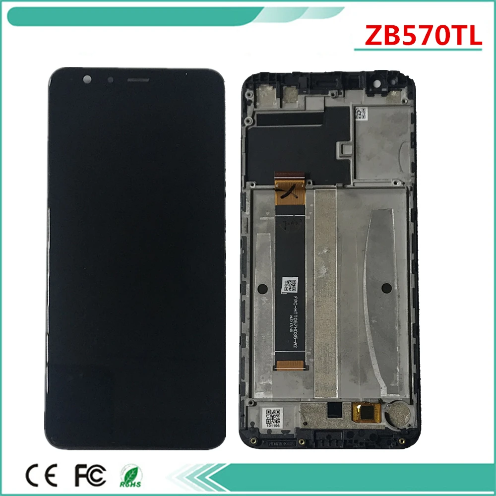 ЖК дисплей с сенсорным экраном и дигитайзером в сборе рамкой для Asus Zenfone Max Plus M1