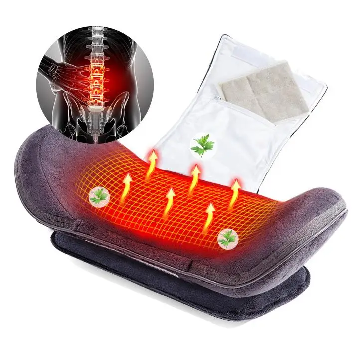 Electric Back Stretcher Massager Heating Vibrator Air Cervical Traction