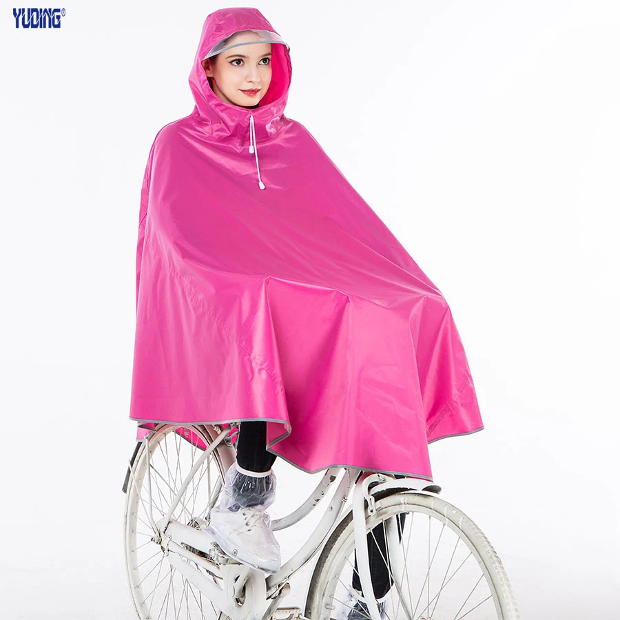 Taalkunde In dienst nemen Stap Volwassenen Mannelijke Man Regen Poncho Polyester Fiets Regenjas  Impermeable Tour Dikke Regenjas Mannen Reflecterende Tape Regenkleding  60YY160|Regenjassen| - AliExpress