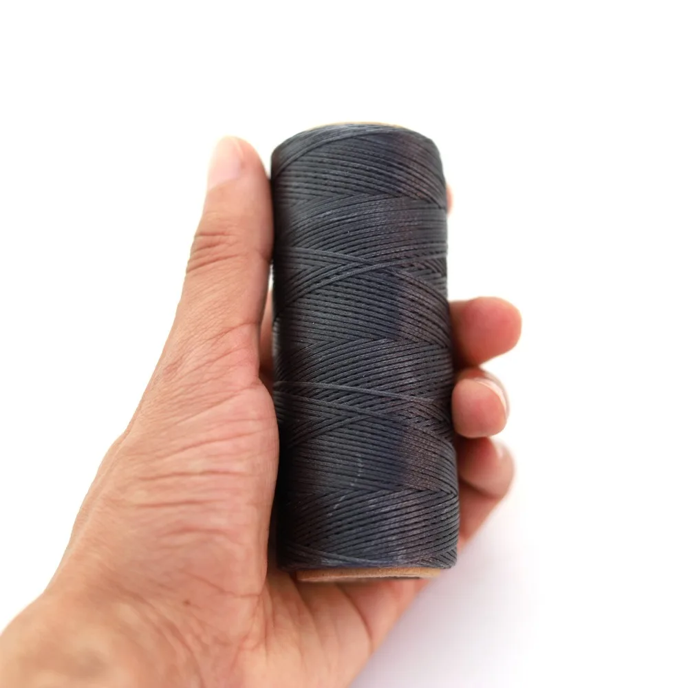 waxed thread 1.0mm grey 3