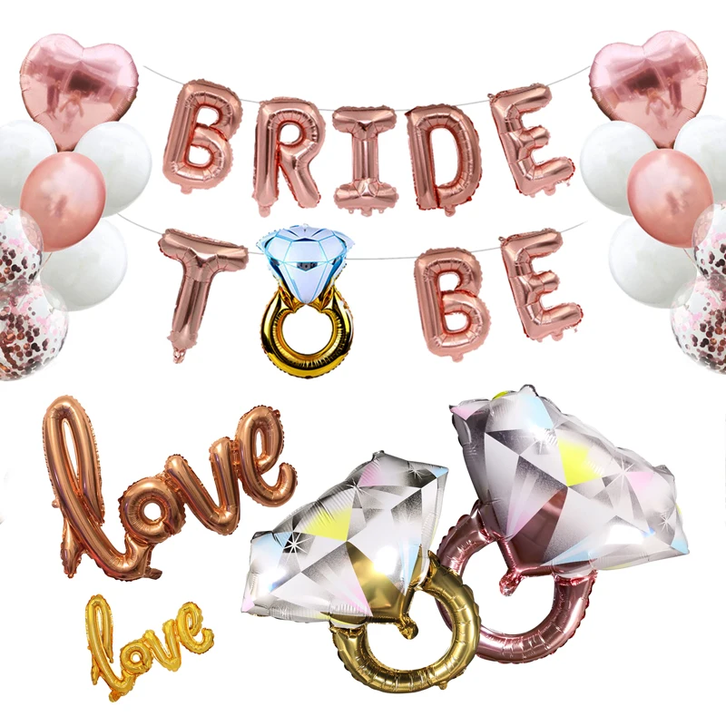 

Rainbow Diamond Ring Balloon Wedding Party Balloons Birthday Party Decoration Kids Adult Wedding Balloon Diamond Party Balloons