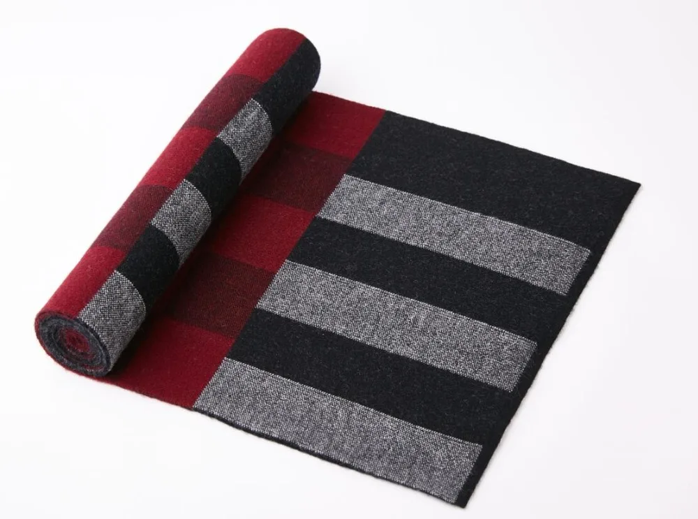 mens red scarf Newest fashion design casual scarves winter Men's 100% wool Scarf High Quality Warm Neckercheif Scarves mens designer scarf