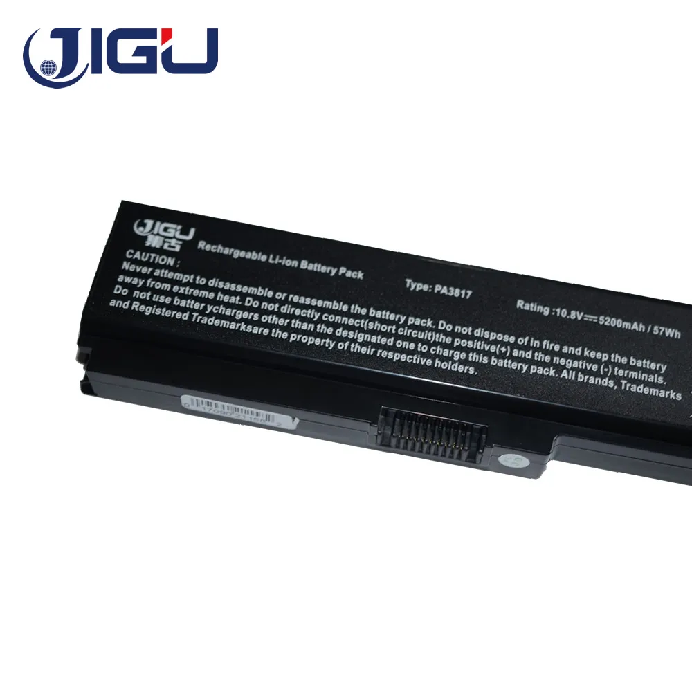JIGU 6 Cells PA3817U-1BAS PA3817U-1BRS Laptop Battery For Toshiba Satellite L755 L735-13W L755-S5253 L770D L775 L750D L740 JIGU 6 Cells PA3817U-1BAS PA3817U-1BRS Laptop Battery For Toshiba Satellite L755 L735-13W L755-S5253 L770D L775 L750D L740