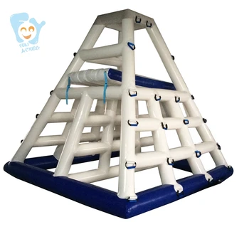 

Large Inflatable Water Floating Islands Fun Sports Water Games Inflatable Climbing Wall Giant Adult Water Slide Beach Fun Park