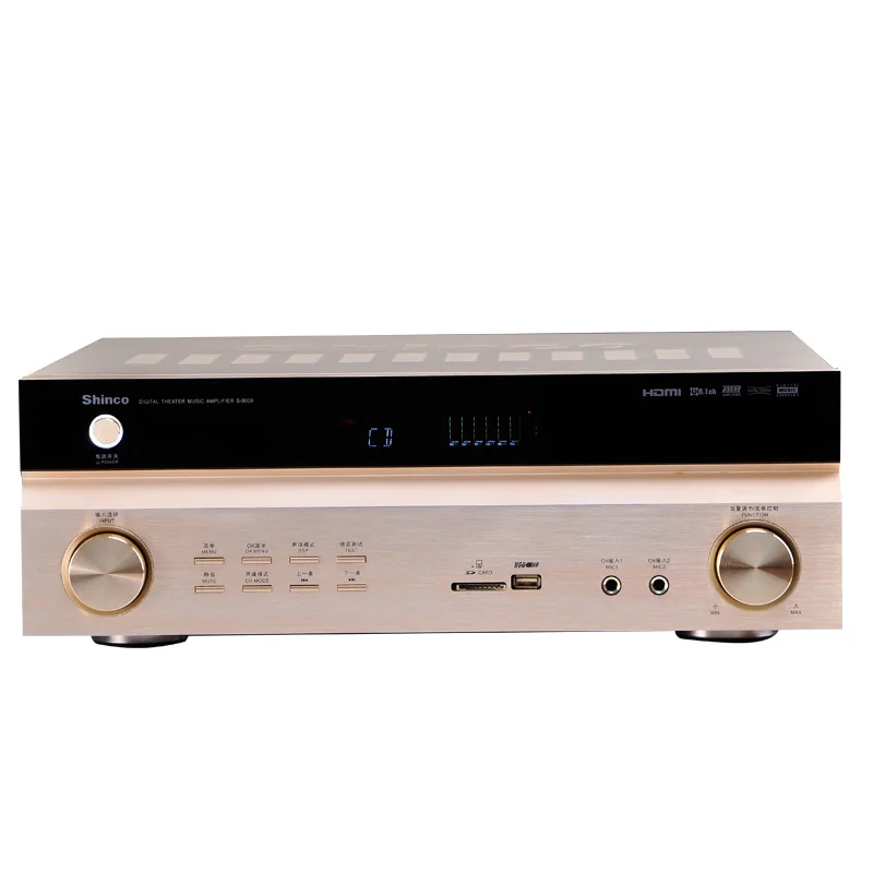 Shinco S 9009 домашний 5 1 высокомощный Профессиональный hifi усилитель ktv цифровой Bluetooth
