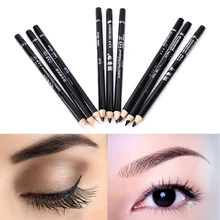 3 шт., черный карандаш для глаз, водостойкий карандаш для глаз, для женщин, для профессионального и домашнего использования, косметическая ручка для макияжа