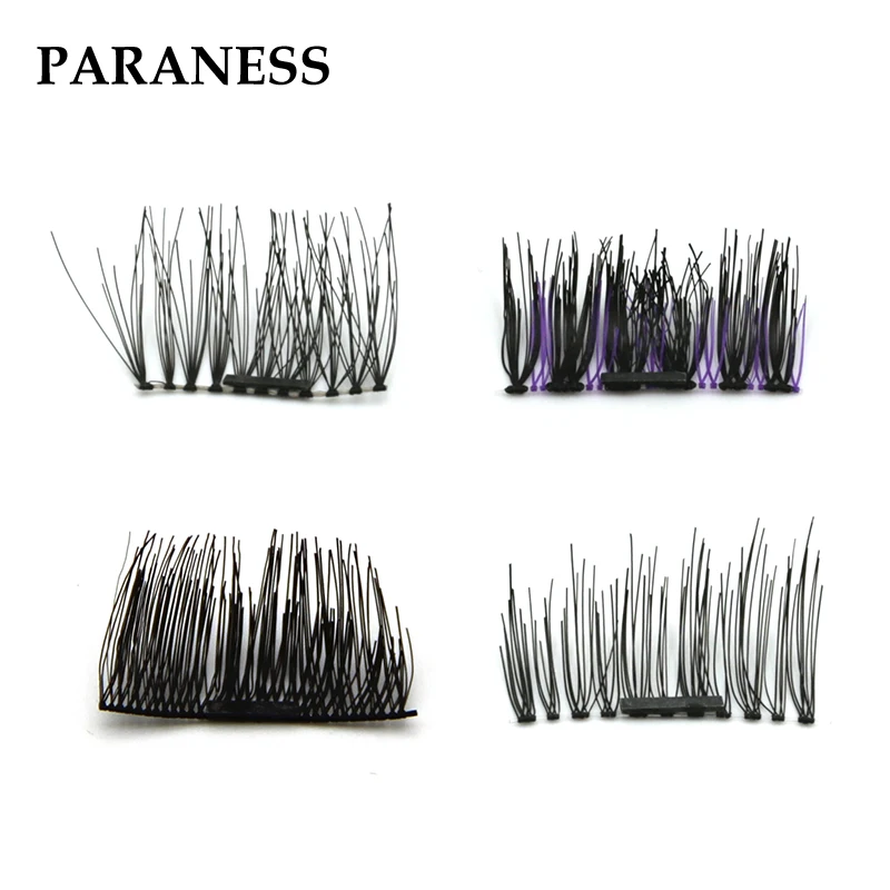 

Magnetic Eyelash Extension 3D Eyelashes on the magnet False Eyelash Handmade Fake Eye Lashes Thicker Cross Reusable makeup tools