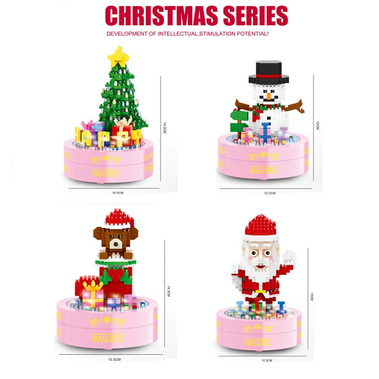 

Christmas series model Surprise toys Building Blocks Bricks LOL splicing blocks Compatibled with Legoings Action figures toys