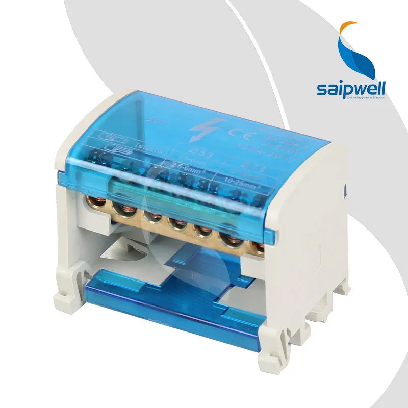 5pcs/lot,500V Brass Screws Terminal For Junction Box,2*7 Hole,Max