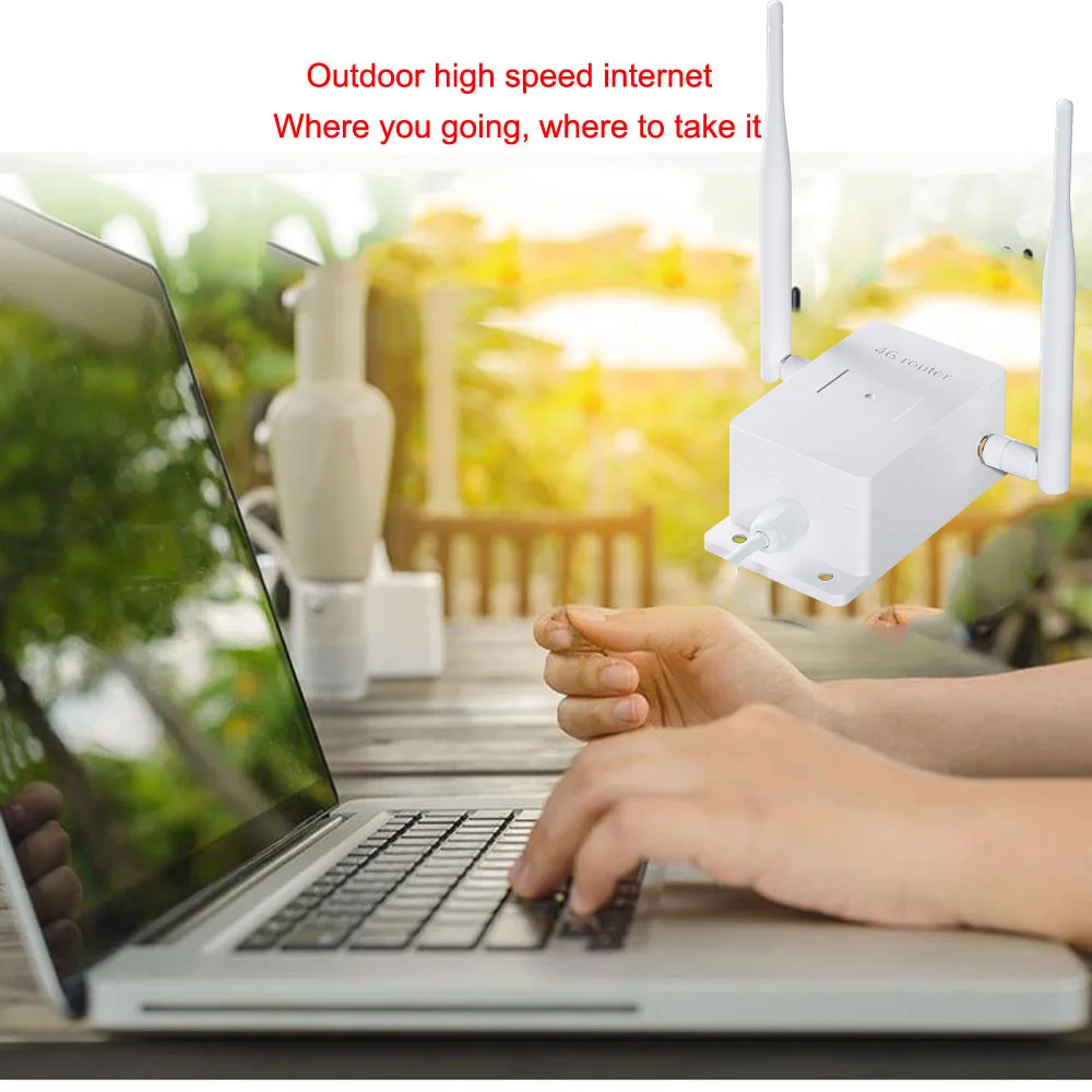  3G 4G SIM Card Router with 5dbi Antennas Industry 4G Module Wireless WIFI Router IP Camera AHD Wate