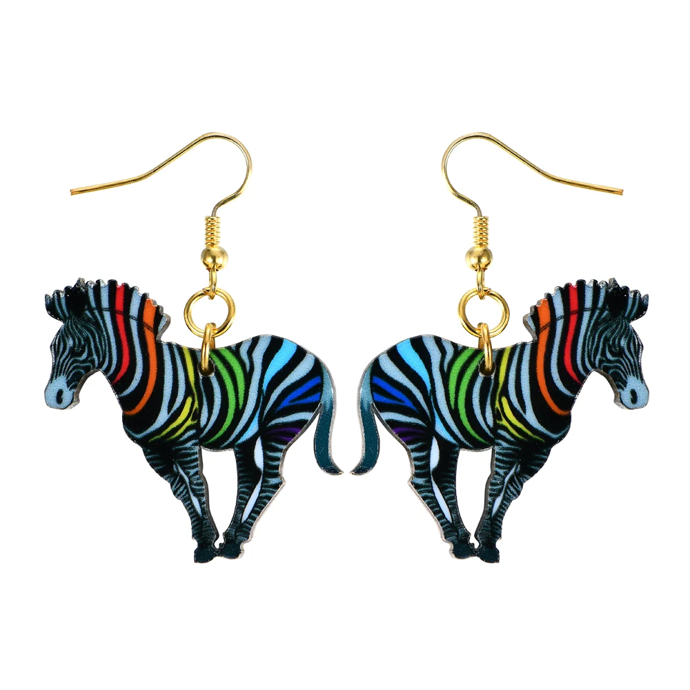 

Fashion Acrylic Dangle Long Earrings Women Girls Kids Gift Jewelry Pendant Charm Accessories Drop Cute Fox Earrings