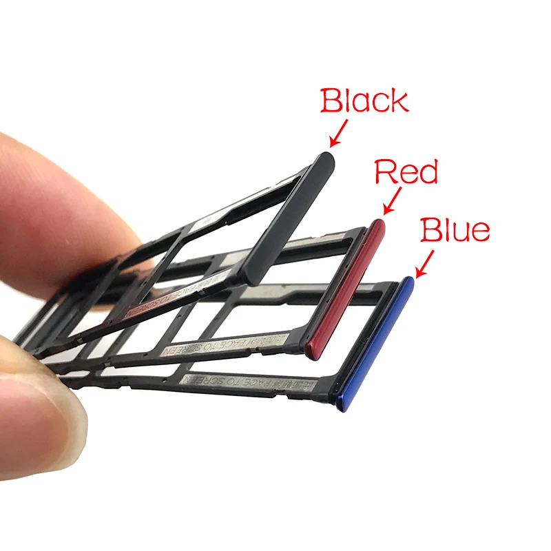 Для Xiaomi Redmi 7 Micro Nano SIM держатель для карт лоток адаптер держателя слота гнездо
