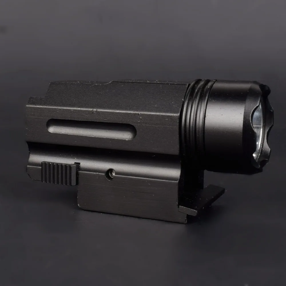 Airsoft Mini Pistol Light QD Quick Detach Handgun Flashlight LED Rifle Gun Tactical Torch for 20mm Rail Glock 17 19 18C 24