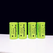 Высококачественный Nightkonic 4 шт./партия ICR 18350 Аккумулятор 900mAh 3,7 V Напряжение литий-ионная аккумуляторная батарея