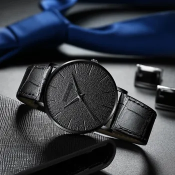 

CUENA Fashion Brand Mens Watches Brand Luxury Ultra-thin Analog Quartz Wrist Mens Clock Business Watches relojes para hombre