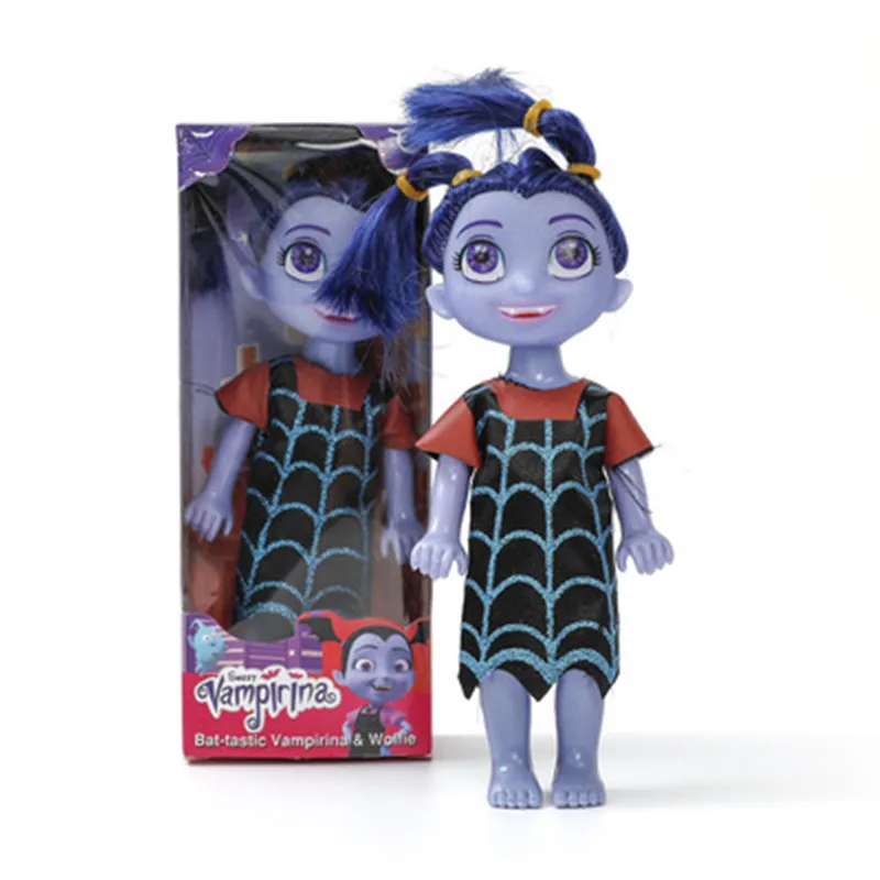 

2019 Hot 18CM New Cartoon Junior Vampirina Plush Dolls Toys Action Toys Figure Stuffed Plush Dolls Toys For Children Gifts
