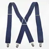 4 clips black  men's  suspenders for men 3.5cm  women's pants with Braces elastic straight adjustable suspenders 3.5*100cm ► Photo 3/6