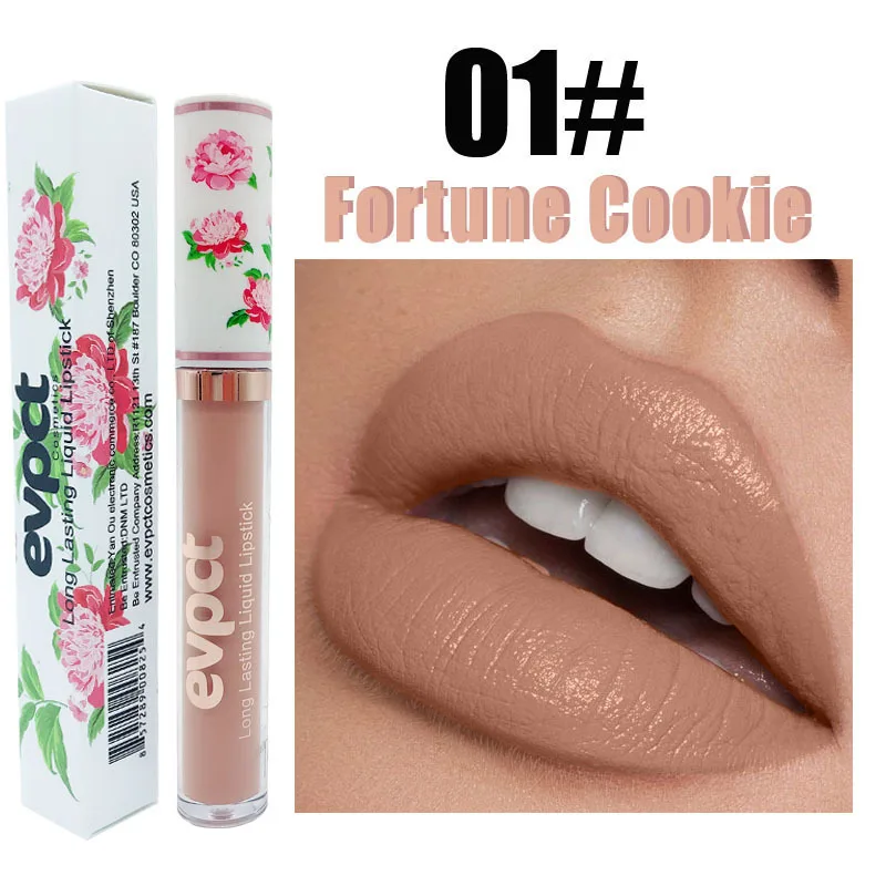 

Waterproof Matte Lip Gloss Lip Liner Cosmetics Metal Long Lasting Liquid Lipstick
