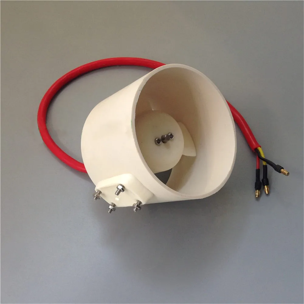 12V подводный двигатель бесщеточный мотор движущей силой 80 мм Пропеллер часть для RC приманка буксир ROV подводная лодка Запчасти