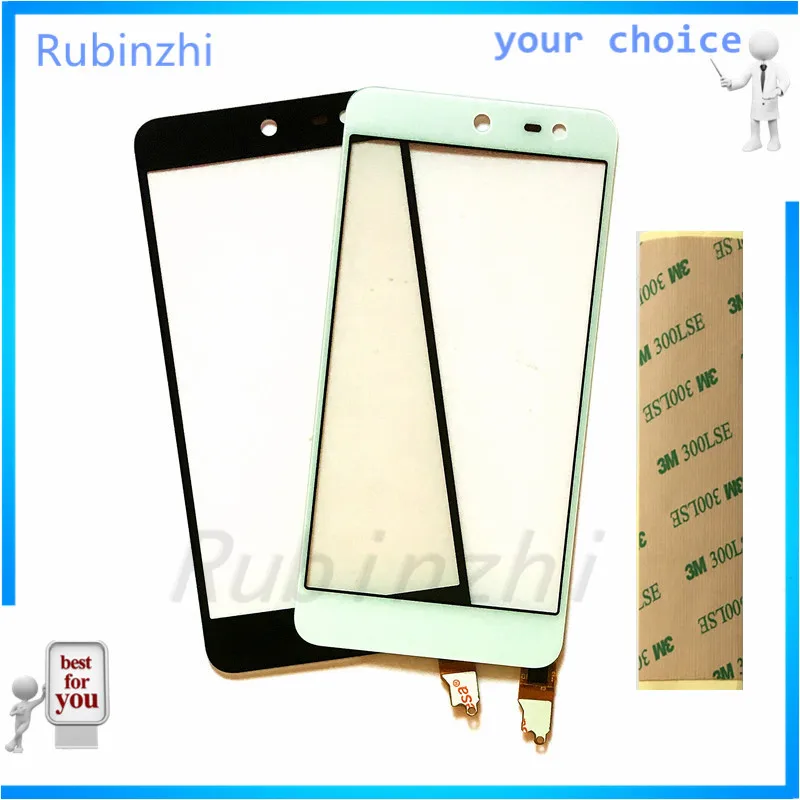 

RUBINZHI Phone Touch Sensor For Wileyfox Swift Touch Panel Front Digitizer Glass Touch Screen Panel Repair Parts +tape