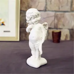 Римская мифология Купидон Бог любви Белый Ангел смолы скульптура украшения фигурку коллекция игрушек G713