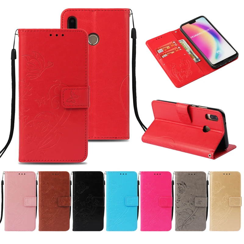 

Luxury Leather Embossing Flip Wallet Soft Phone Silicone Case Cover Shell Coque Fundas for Huawei Mate 20 Lite P20 Lite P20 Pro