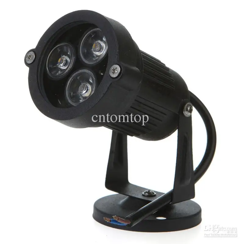  Cheap price 3W 3 LED Warm White/ White Lawn Light Garden Lamp Outdoor park Spotlight Bulb 220V H9136