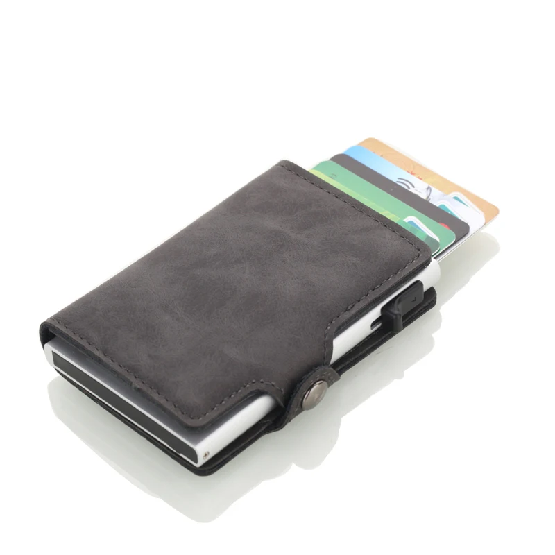 Cizicoco новый металлический держатель для Карт RFID алюминиевый боковой кредитных