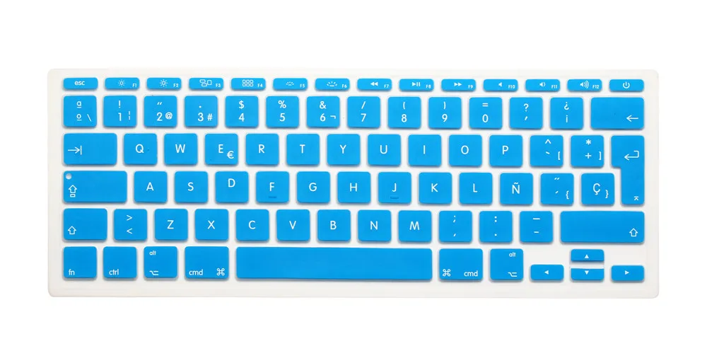 ЕС испанский язык письмо Силиконовая клавиатура крышка наклейка для Macbook 11,6 дюймов наклейка пленка