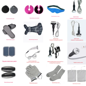 

DDS Massage Apparatus Accessories Massage Probe Meridian Brush Back Plate Gloves Slippers Chest